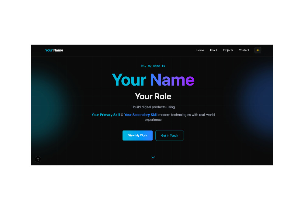 Open-source developer portfolio template built with Next.js