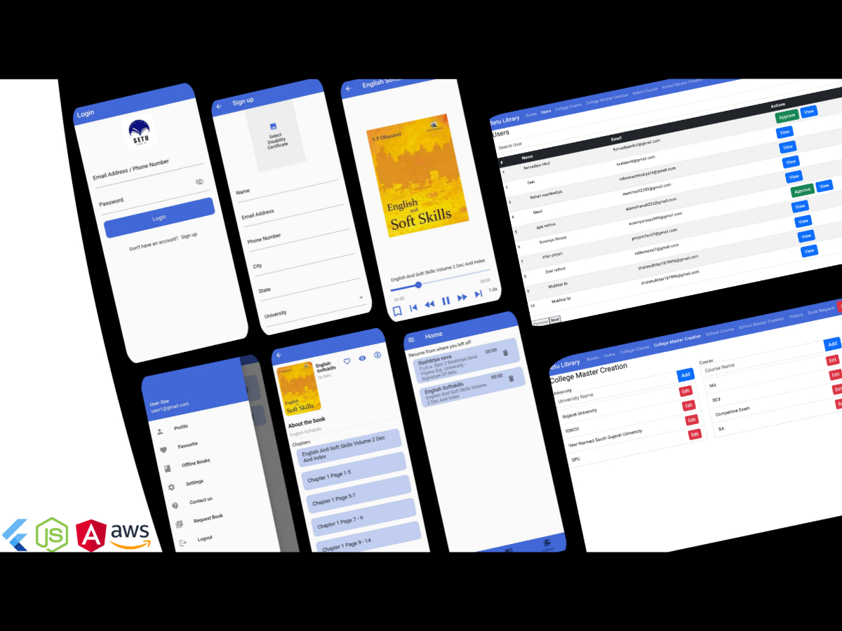 Setu Library Audiobook App
